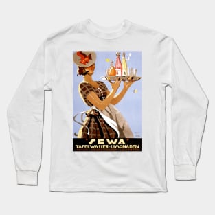 Vintage Travel Poster Germany SEWA Long Sleeve T-Shirt